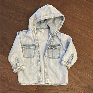 Zara Kids Denim Jacket with Hood